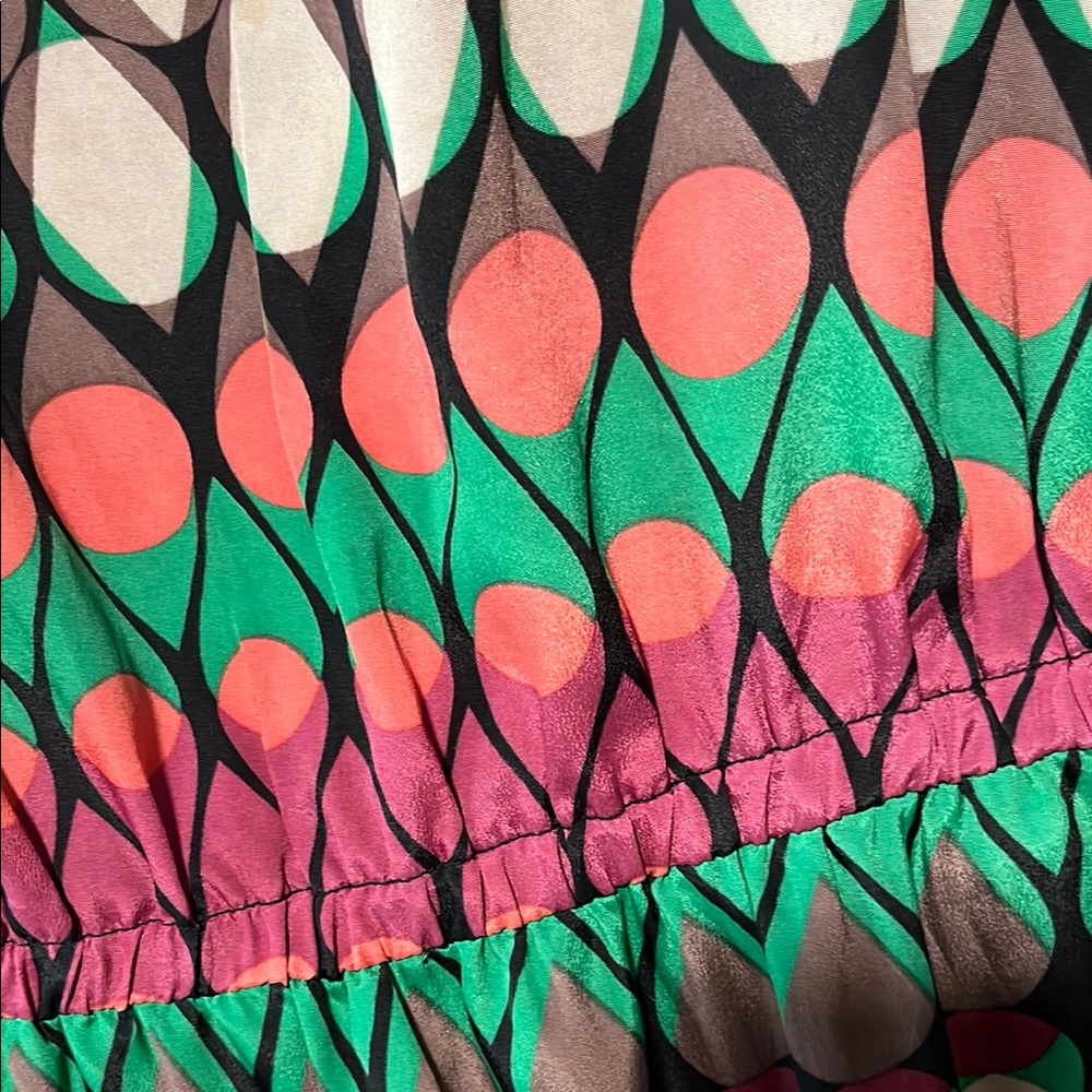 Colorful Geometric Pattern Dress - Picture 3 of 4